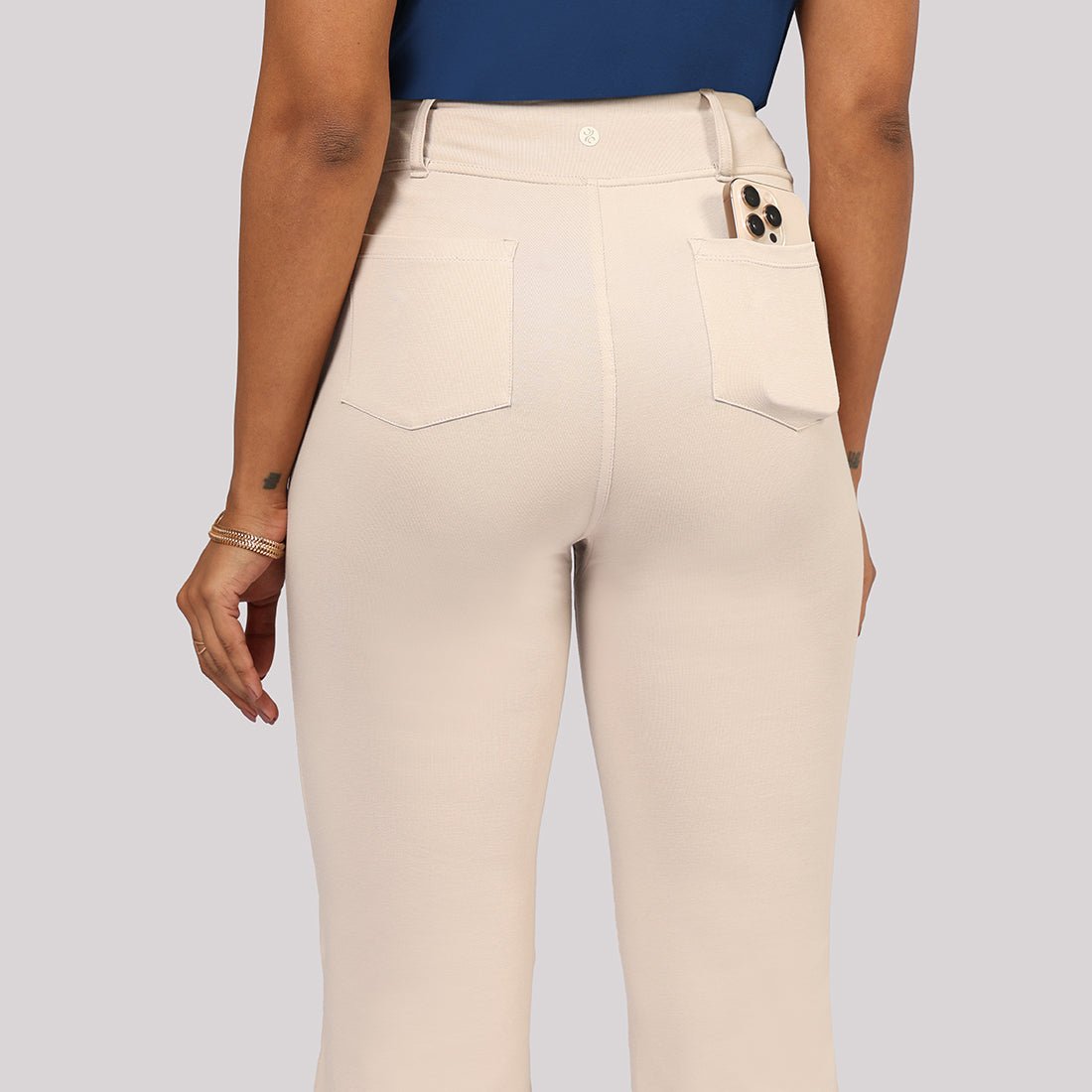 AM:PM Air Flare Trousers - Cotton Tall - BlissClub