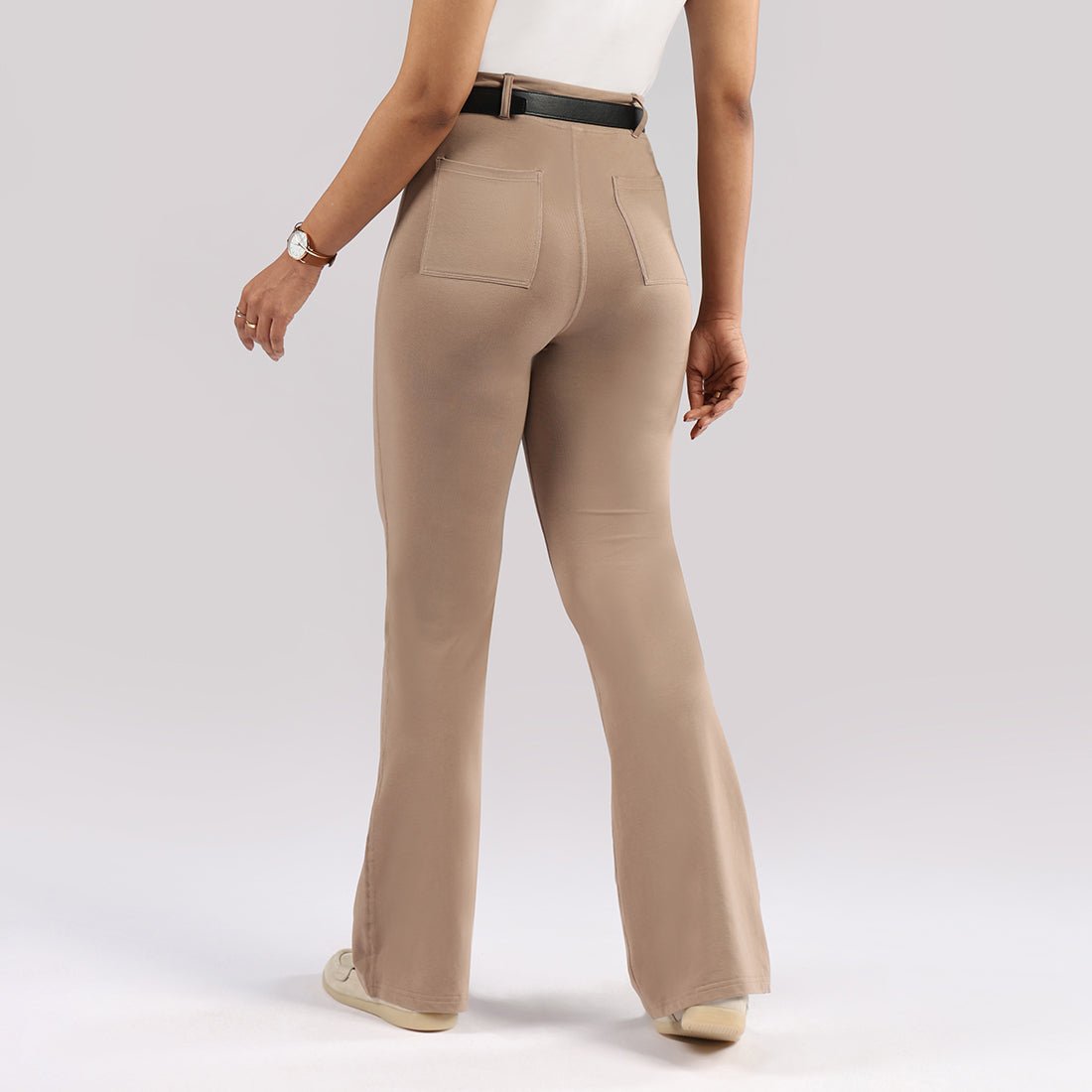 AM:PM Air Flare Trousers - Cotton Tall - BlissClub