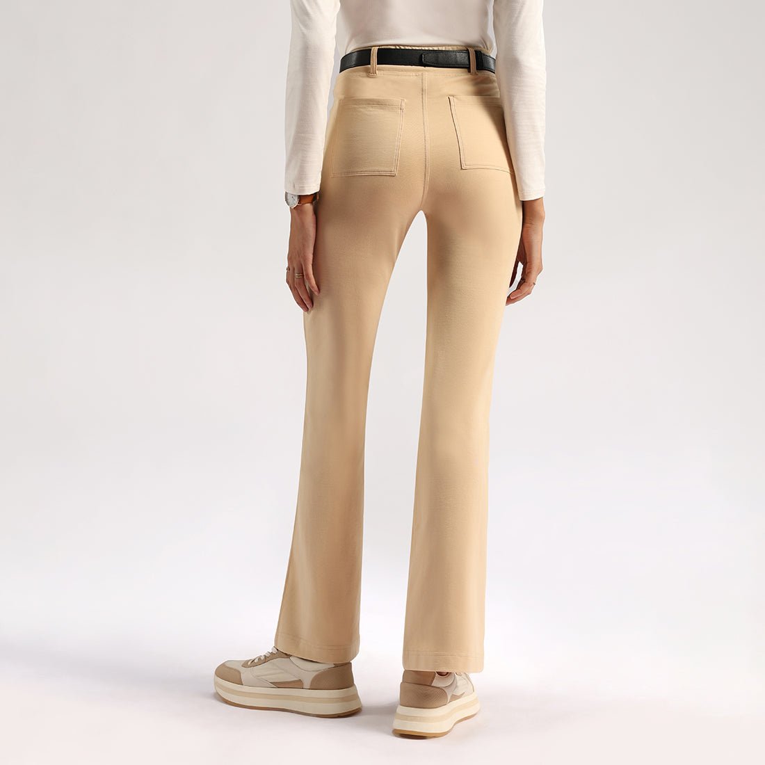 AM:PM Air Flare Trousers - Cotton Tall - BlissClub