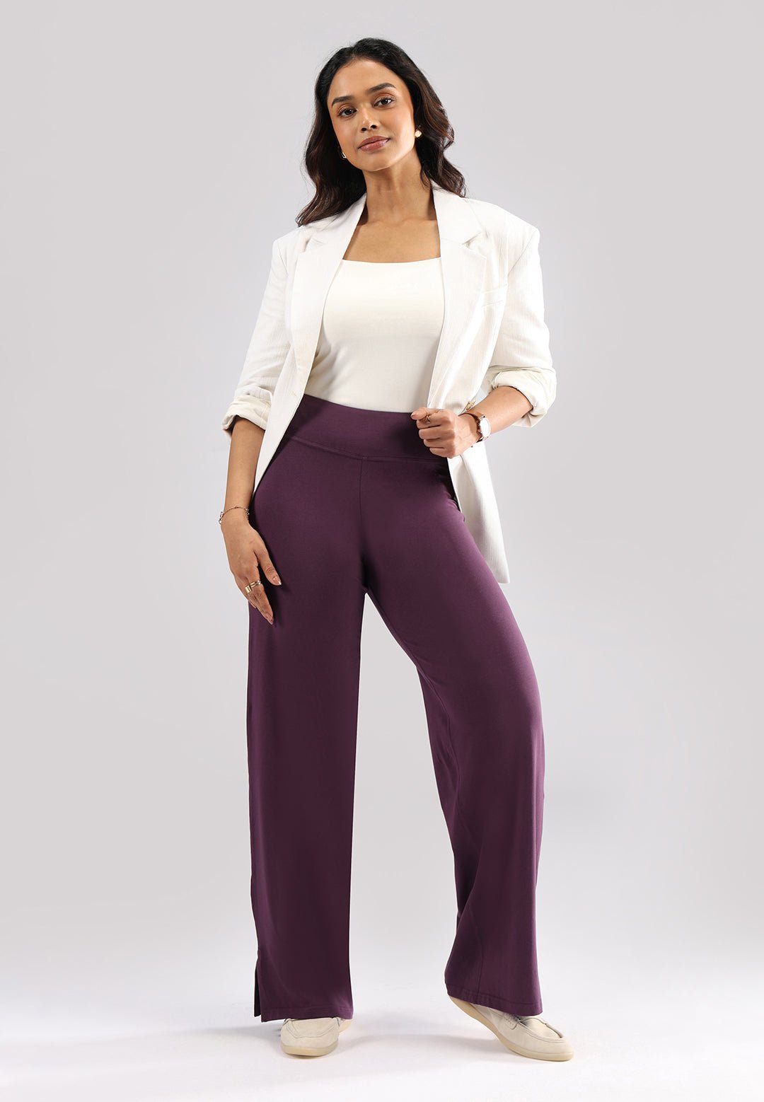 AM:PM Air Wide Trousers - Cotton Tall - BlissClub