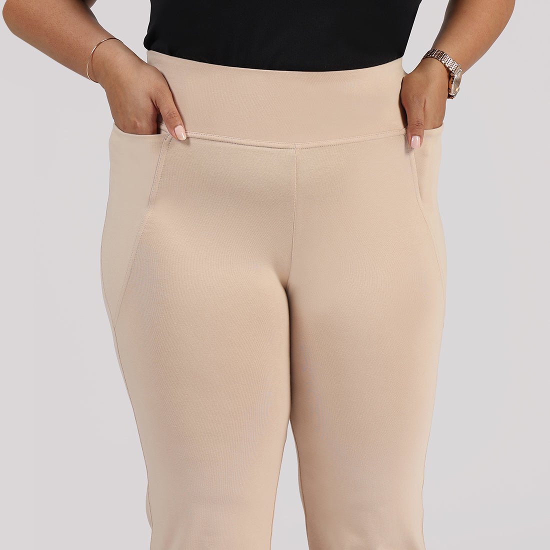 AM:PM Cotton Flare Pants - BlissClub