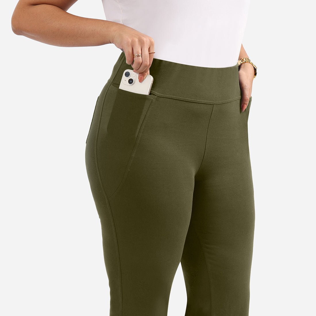 AM:PM Cotton Flare Pants - BlissClub