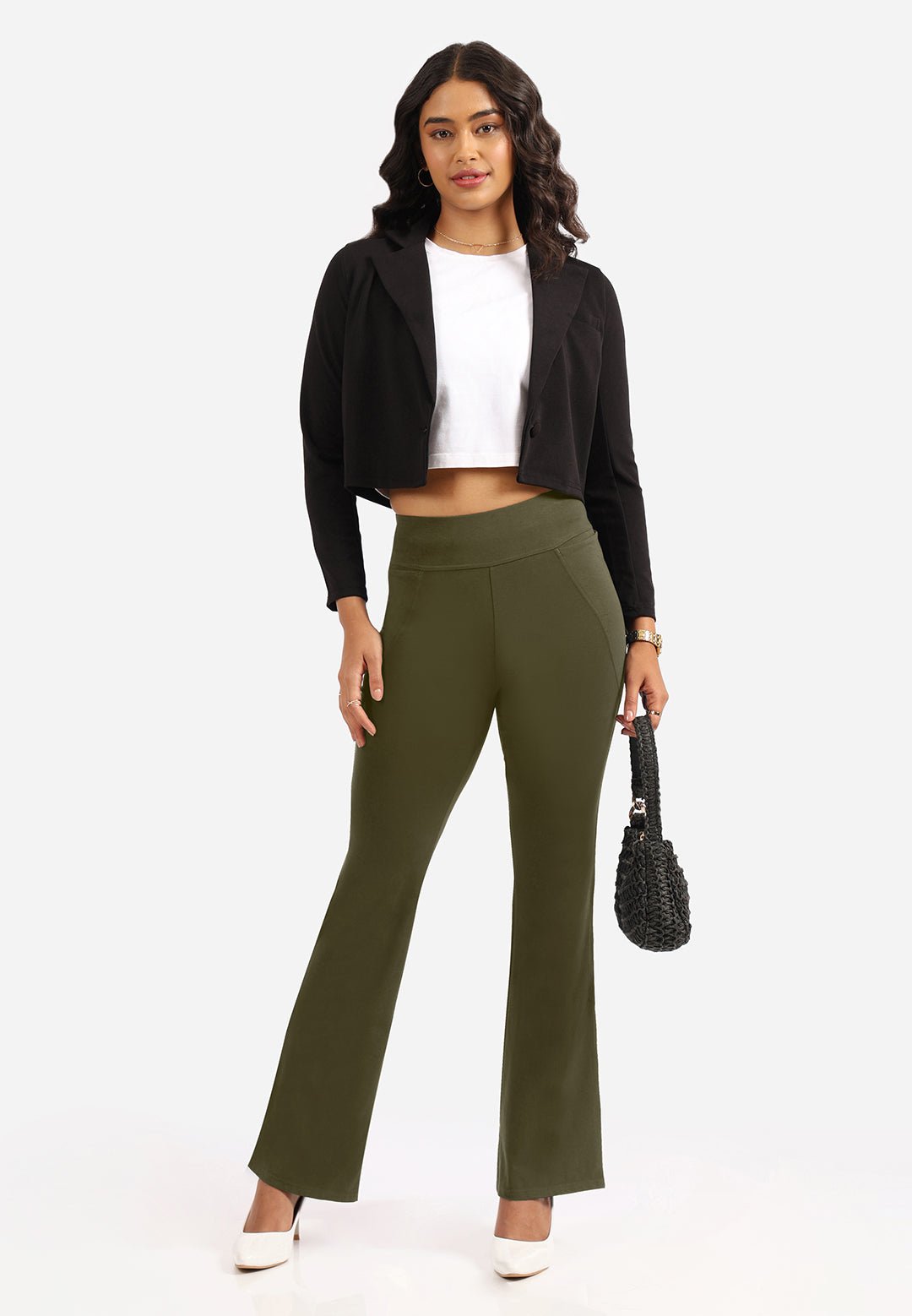AM:PM Cotton Flare Pants - BlissClub