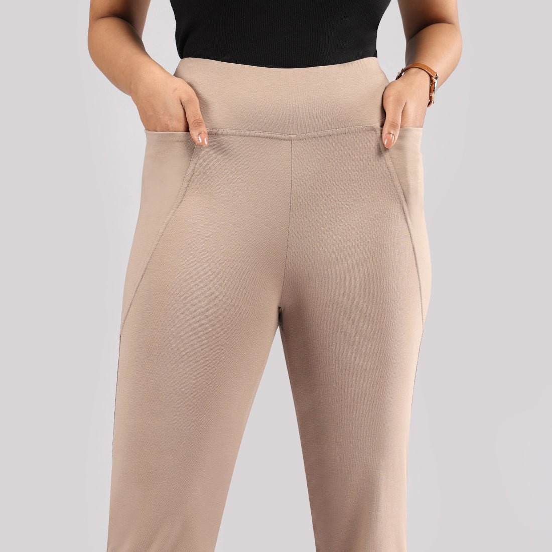 AM:PM Cotton Flare Pants - BlissClub