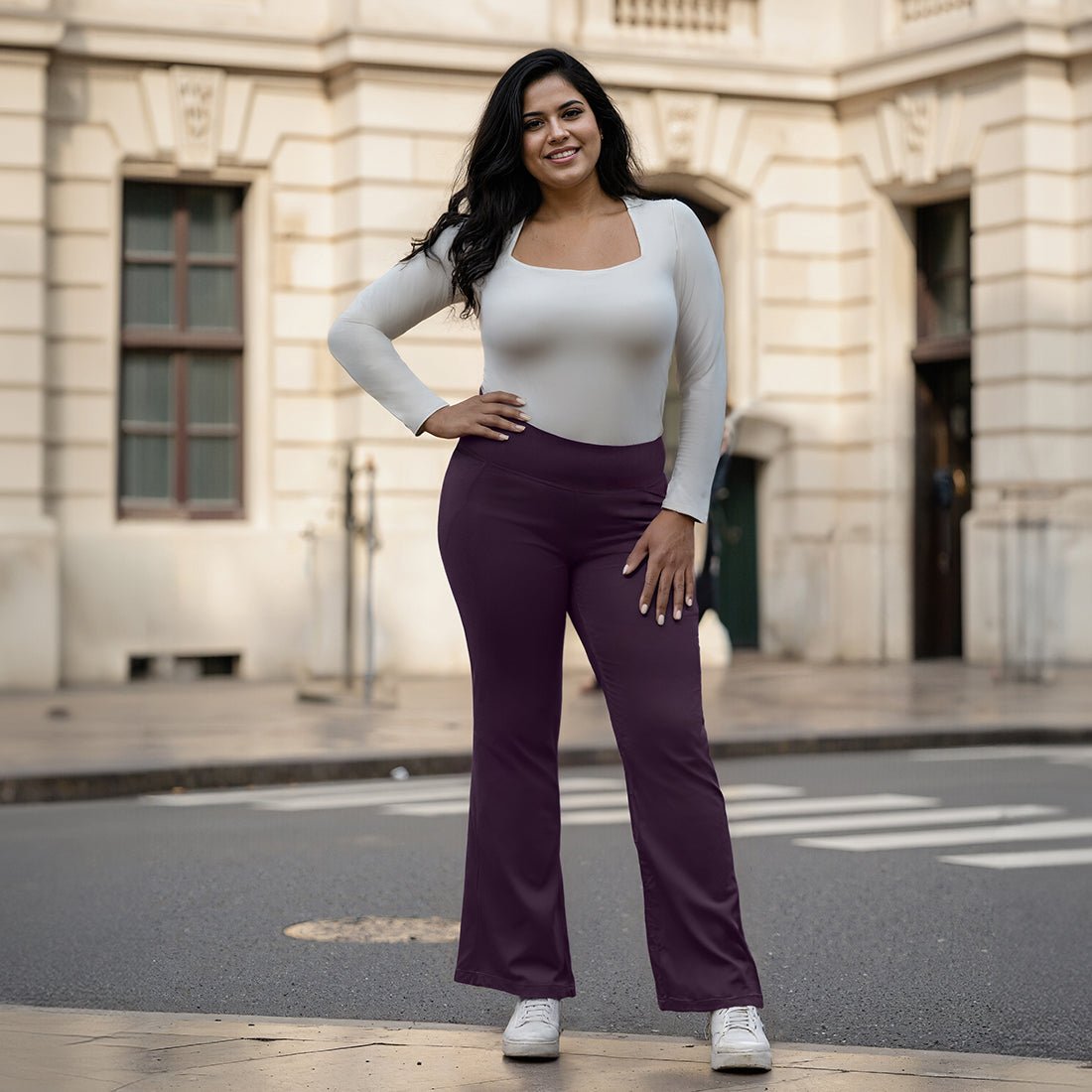 AM:PM Cotton Flare Pants - BlissClub