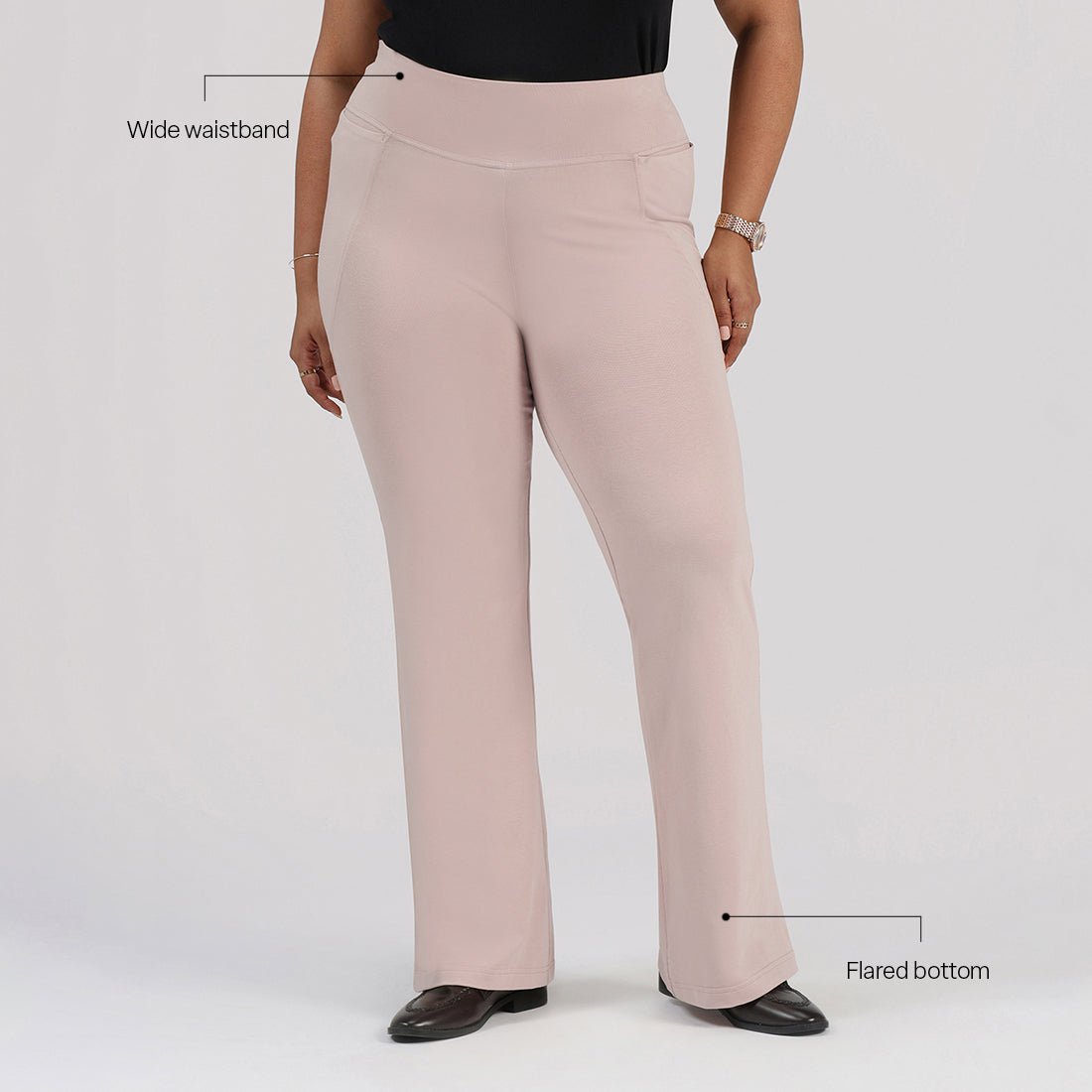 AM:PM Cotton Flare Pants - BlissClub