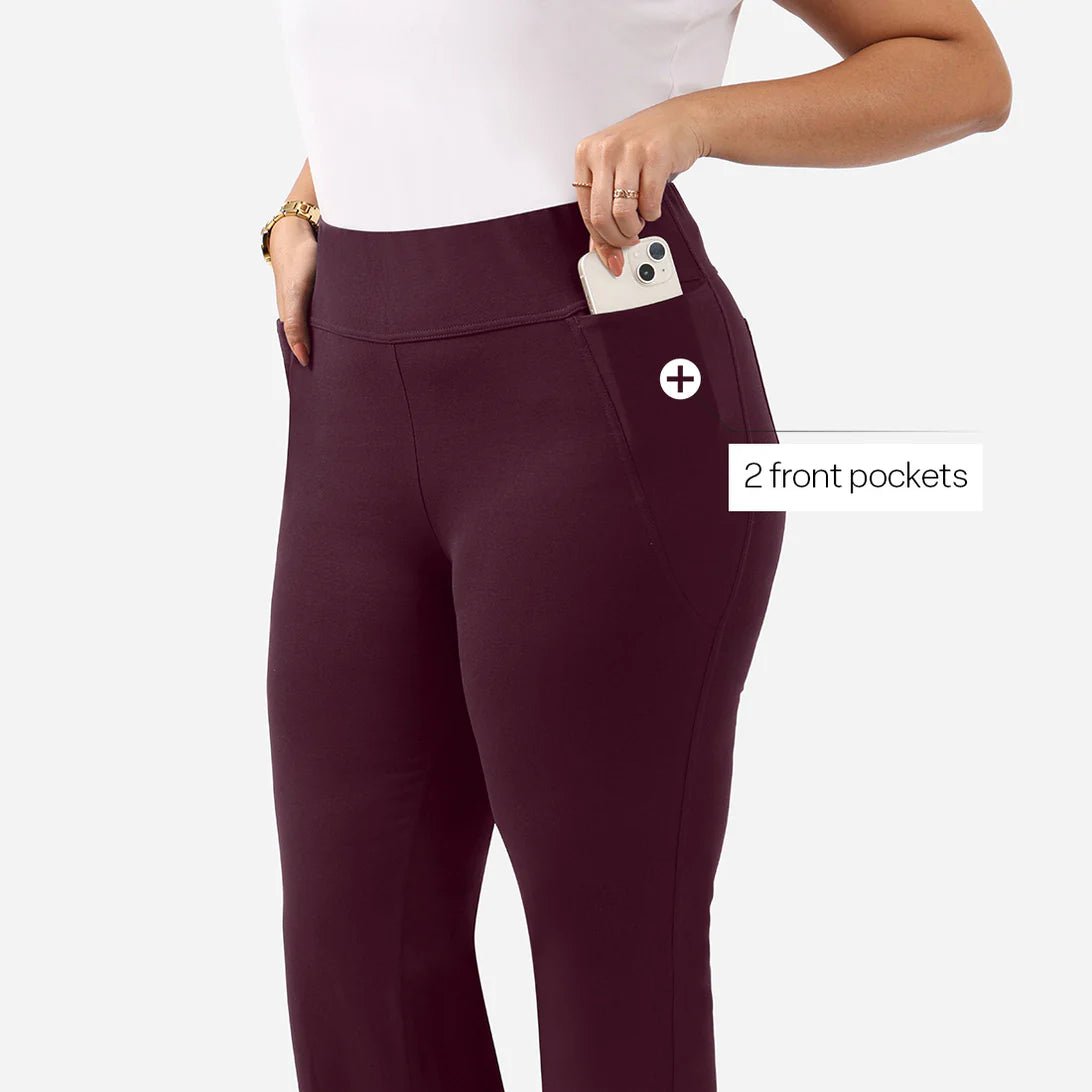 AM:PM Cotton Flare Pants - BlissClub