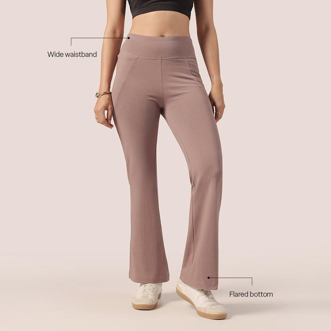 AM:PM Cotton Flare Pants Tall - BlissClub