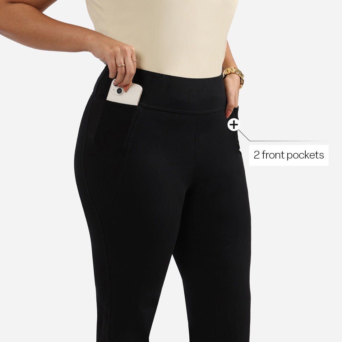 AM:PM Cotton Flare Pants Tall - BlissClub