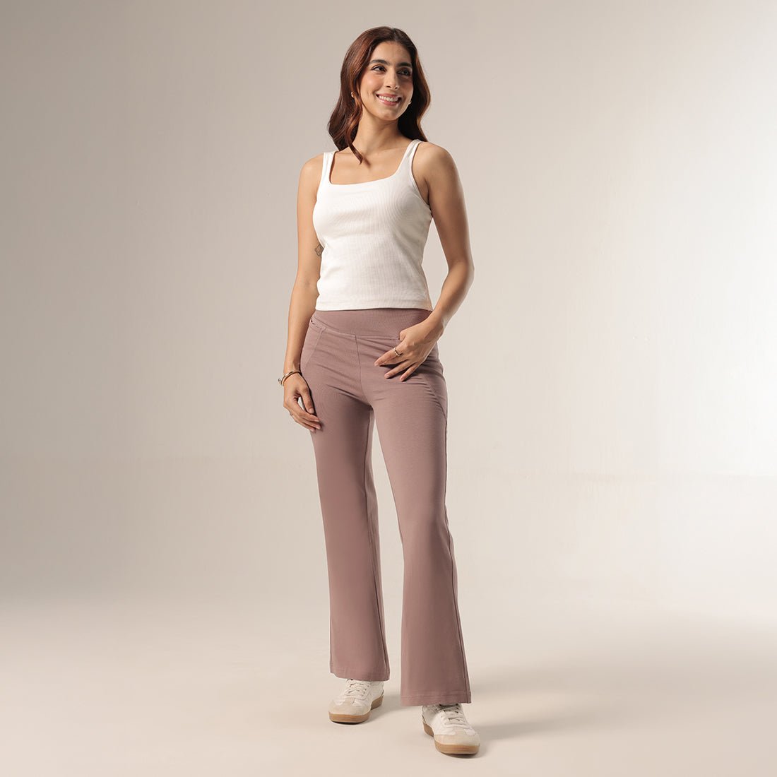 AM:PM Cotton Flare Pants Tall - BlissClub