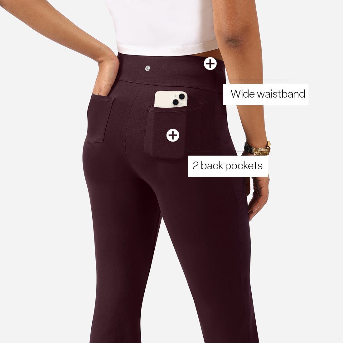 AM:PM Cotton Flare Pants Tall - BlissClub