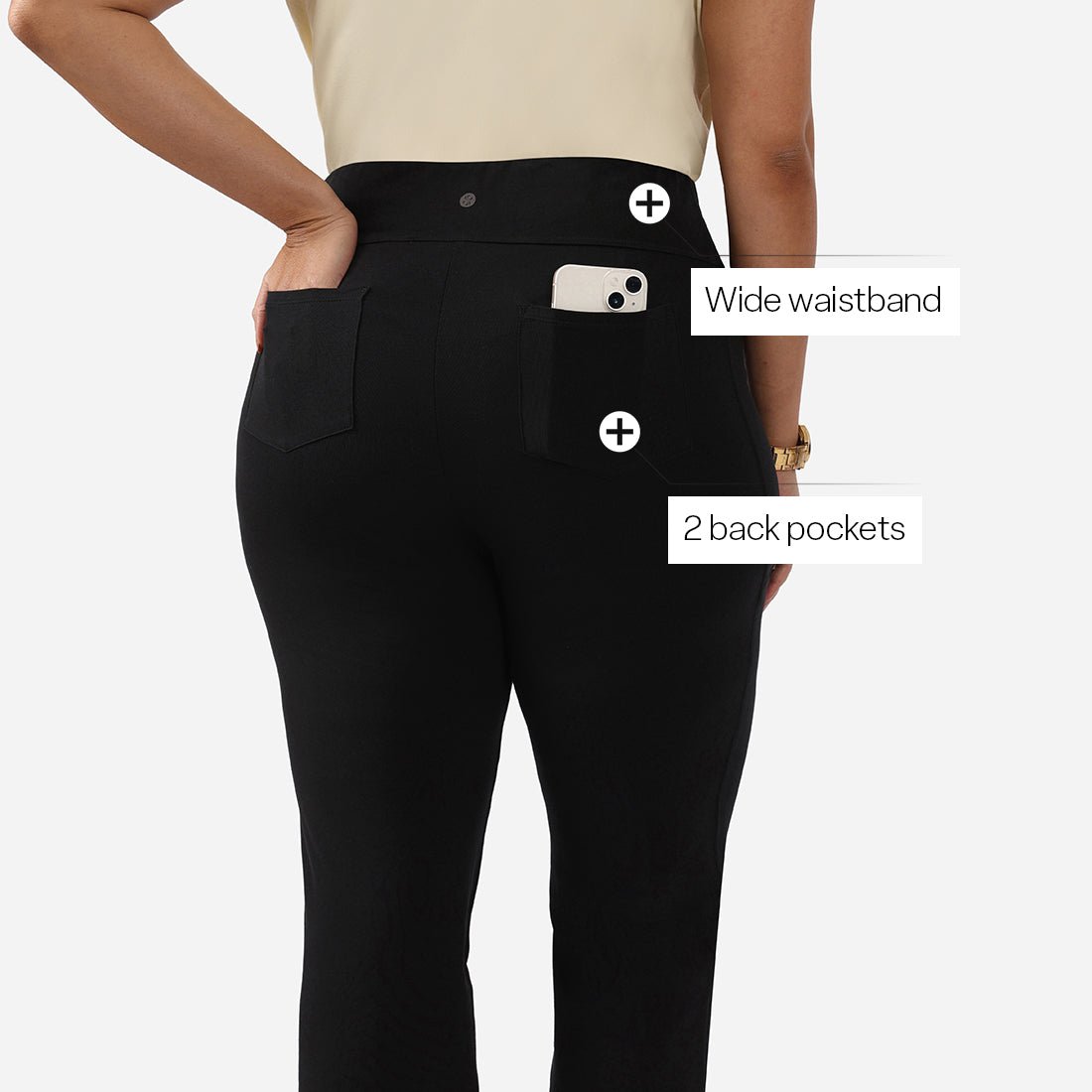 AM:PM Cotton Flare Pants Tall - BlissClub
