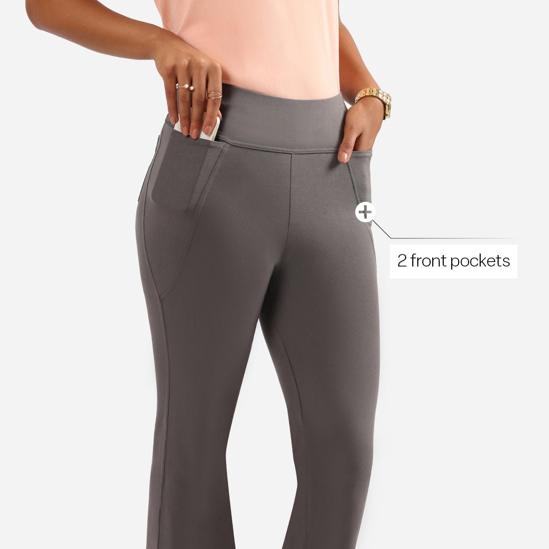 AM:PM Cotton Flare Pants Tall - BlissClub