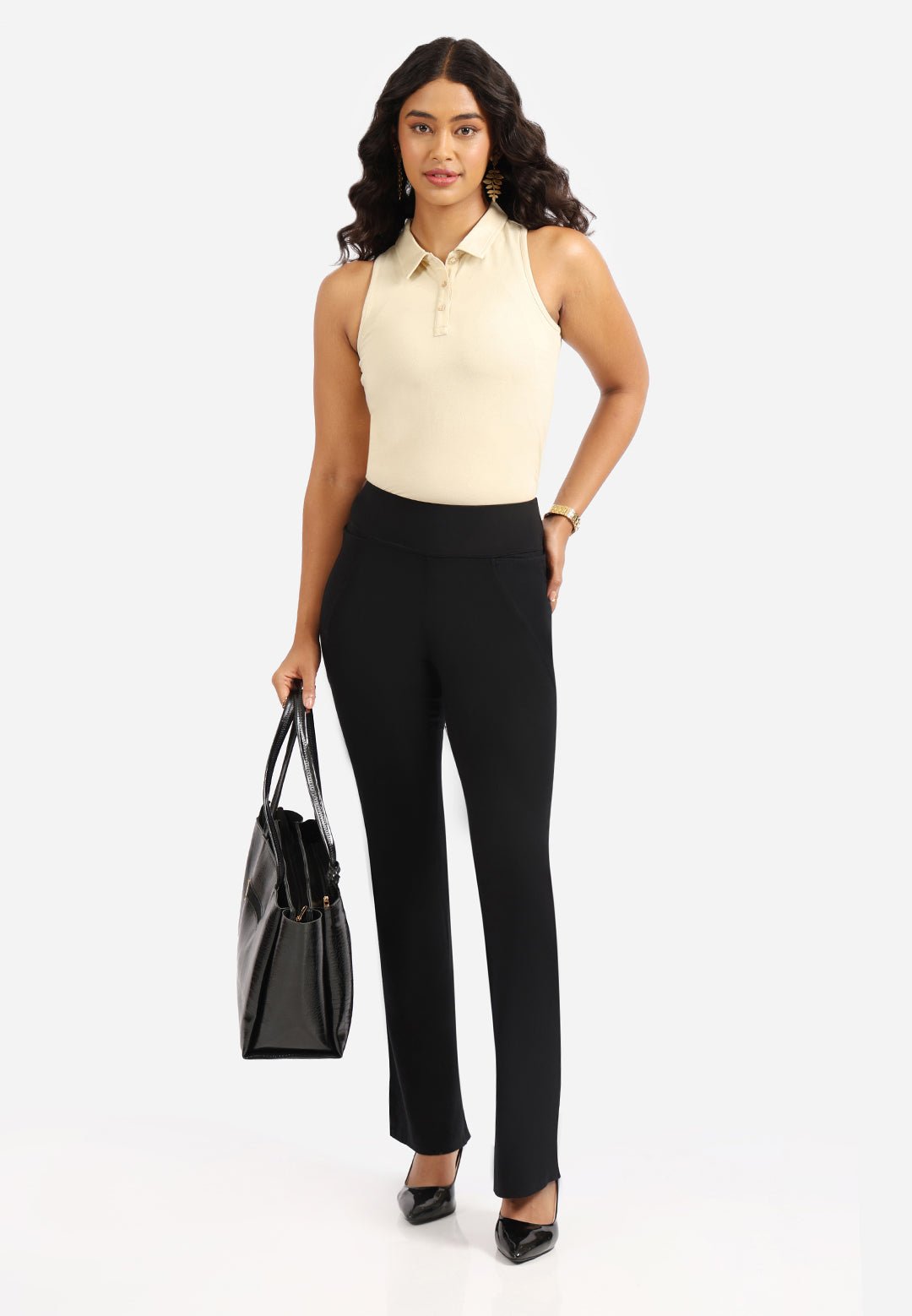 AM:PM Cotton Flare Pants Tall - BlissClub