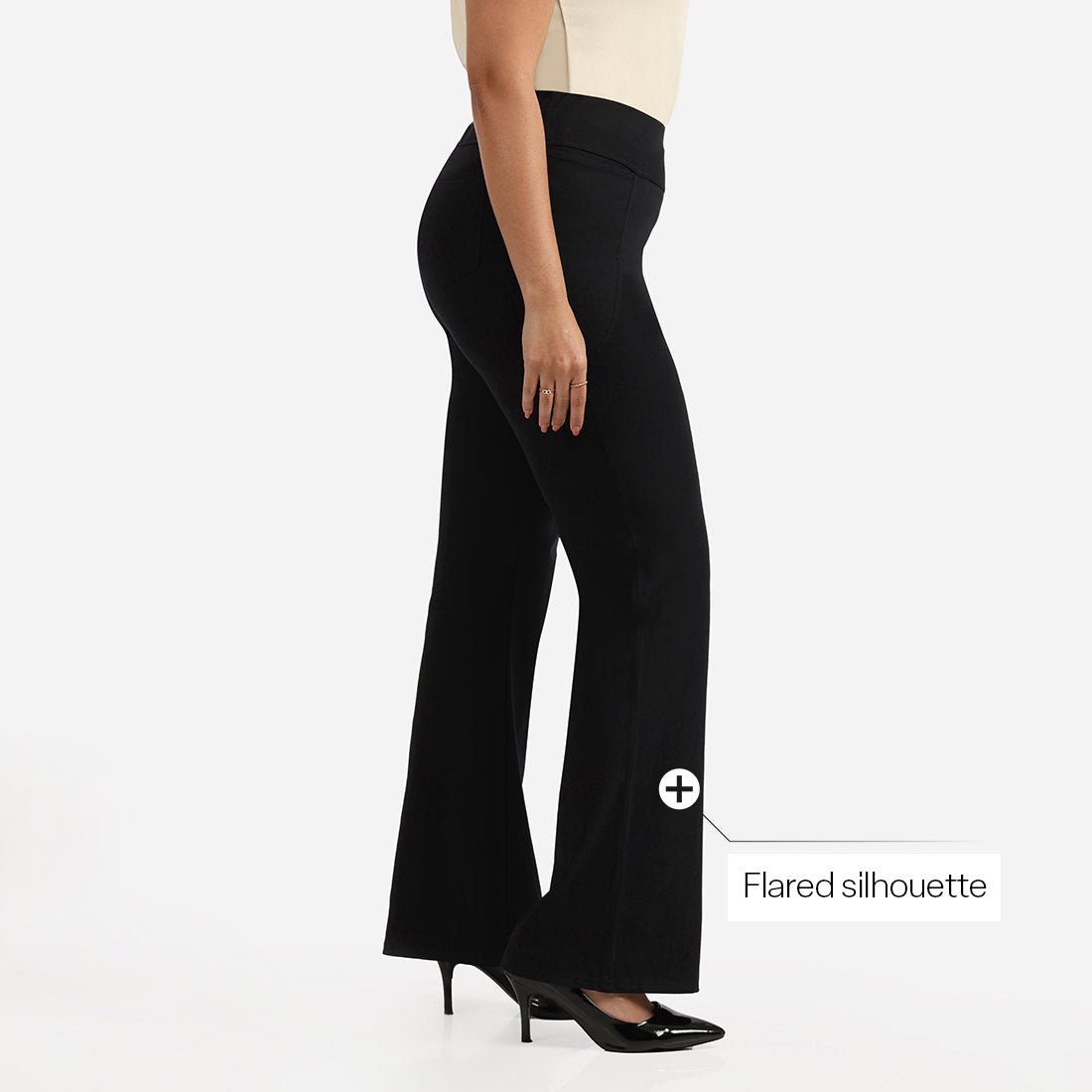 AM:PM Cotton Flare Pants Tall - BlissClub