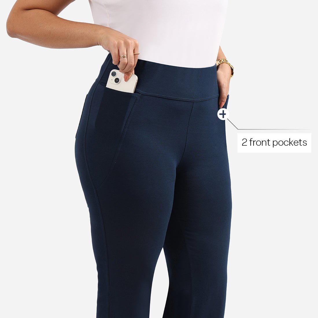 AM:PM Cotton Flare Pants Tall - BlissClub