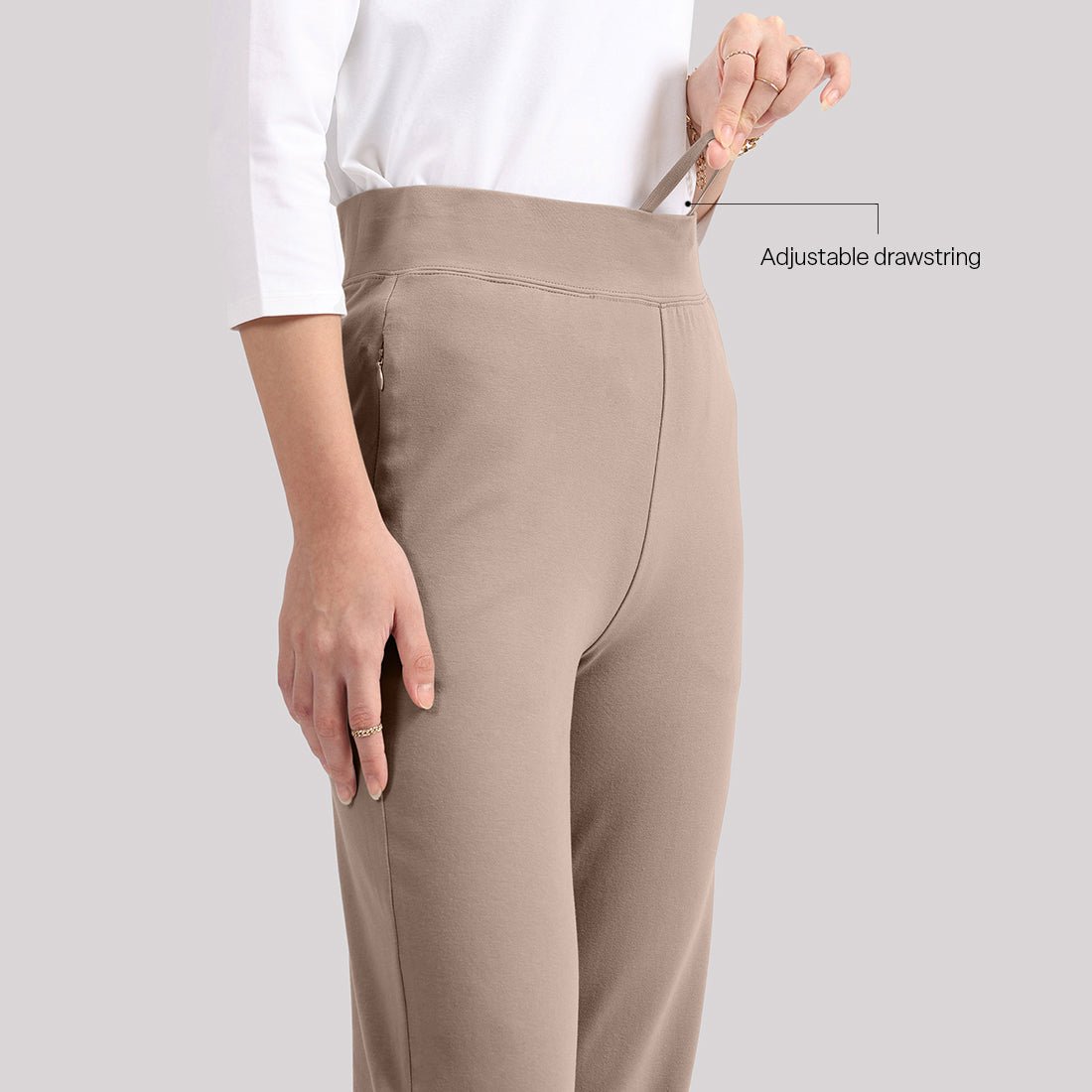 AM:PM Cotton Straight Pants - BlissClub