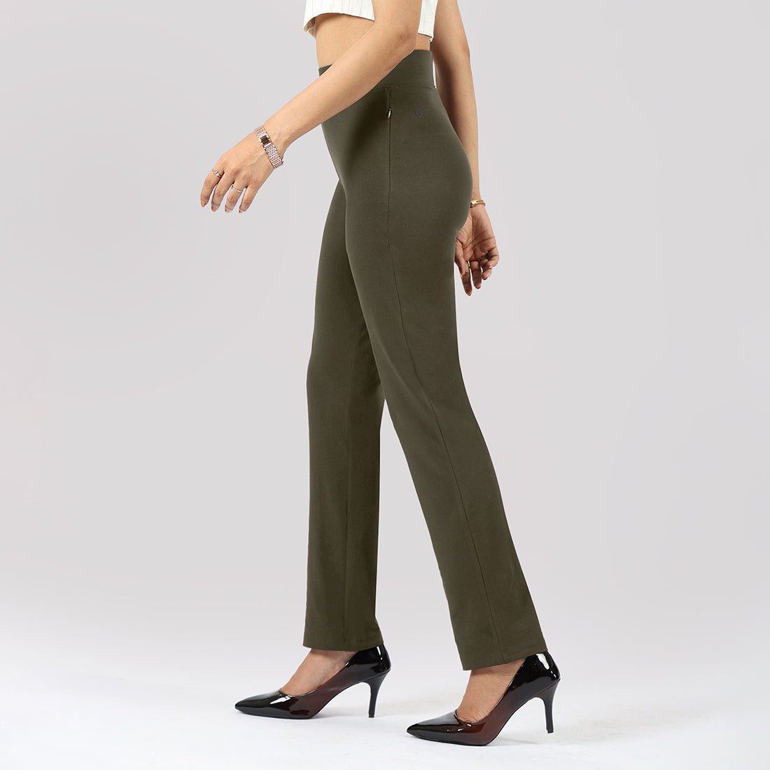 AM:PM Cotton Straight Pants - BlissClub