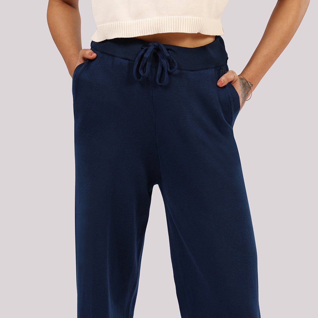 AM:PM Cotton Straight Pants - BlissClub