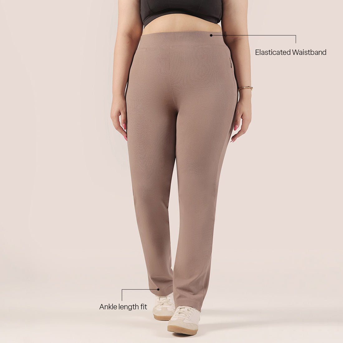 AM:PM Cotton Straight Pants - BlissClub