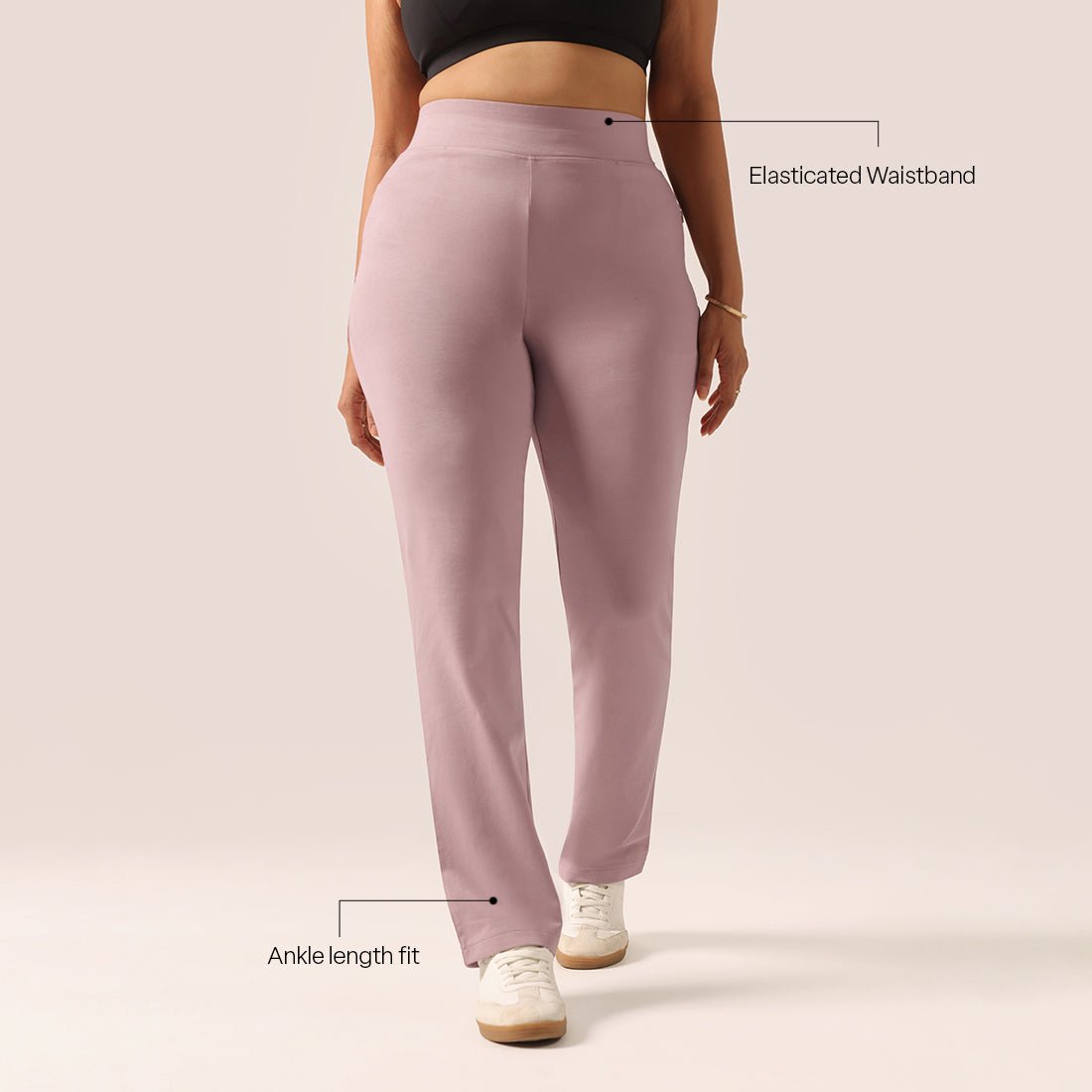 AM:PM Cotton Straight Pants - BlissClub