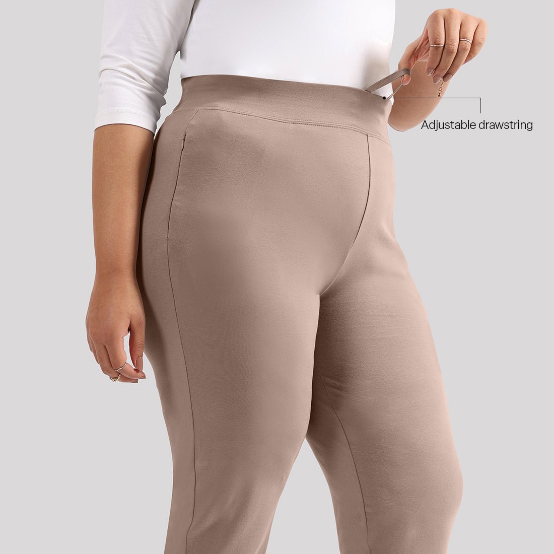 AM:PM Cotton Straight Pants - BlissClub