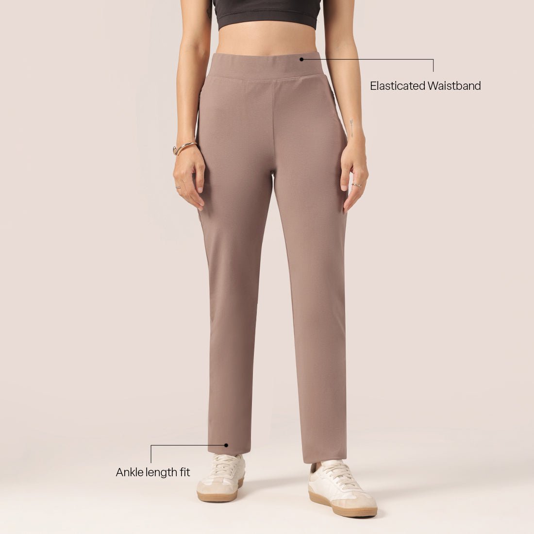 AM:PM Cotton Straight Pants - BlissClub