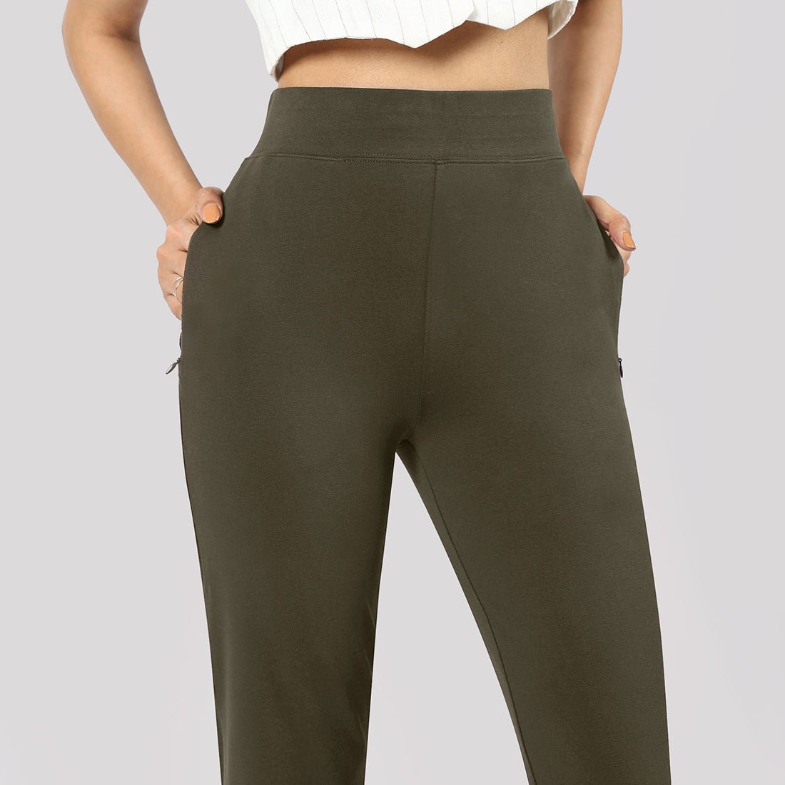 AM:PM Cotton Straight Pants - BlissClub