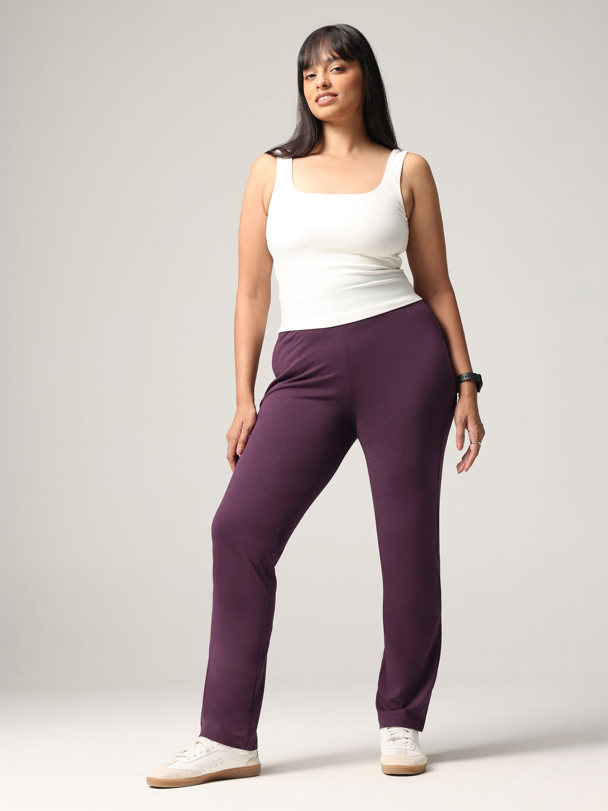AM:PM Cotton Straight Pants - BlissClub
