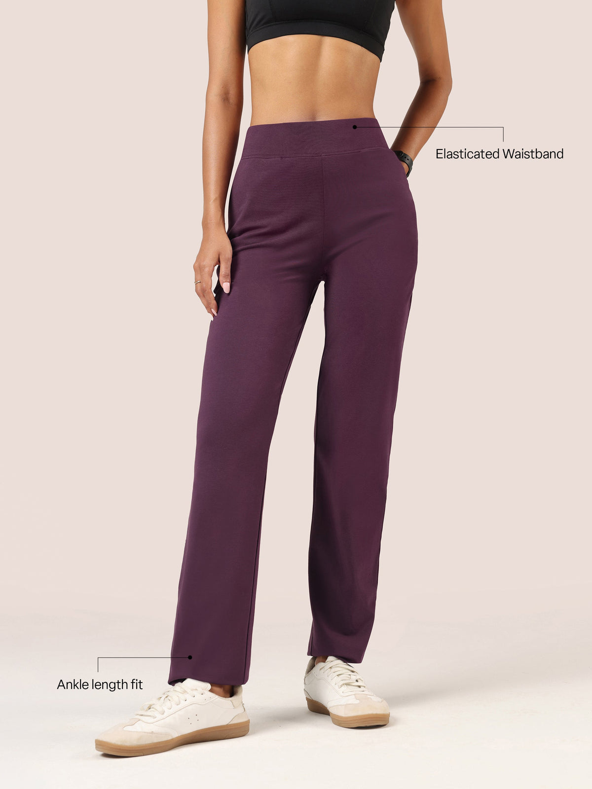 AM:PM Cotton Straight Pants Tall - BlissClub