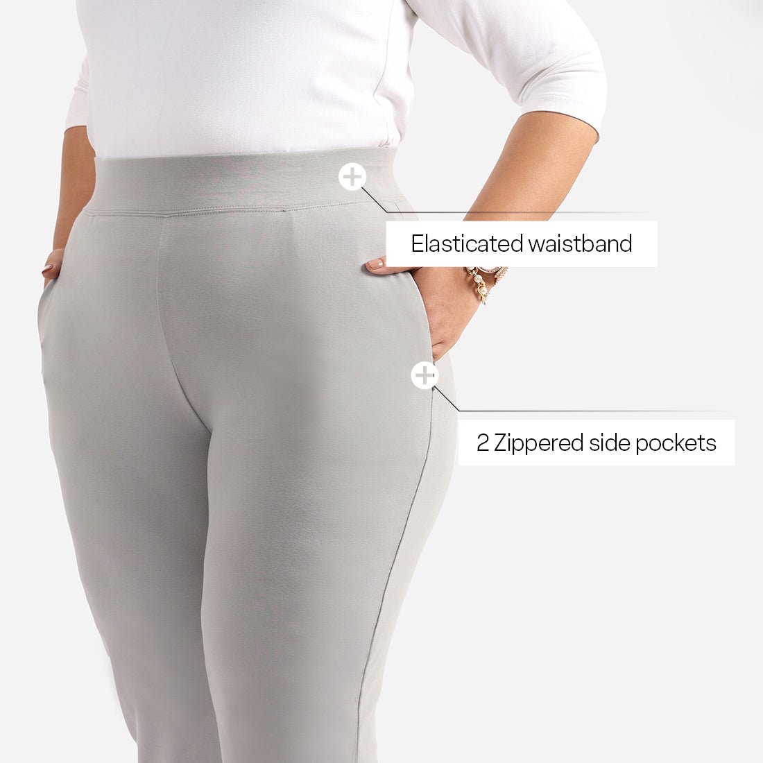 AM:PM Cotton Straight Pants Tall - BlissClub