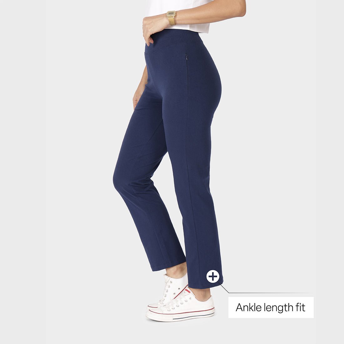 AM:PM Cotton Straight Pants Tall - BlissClub