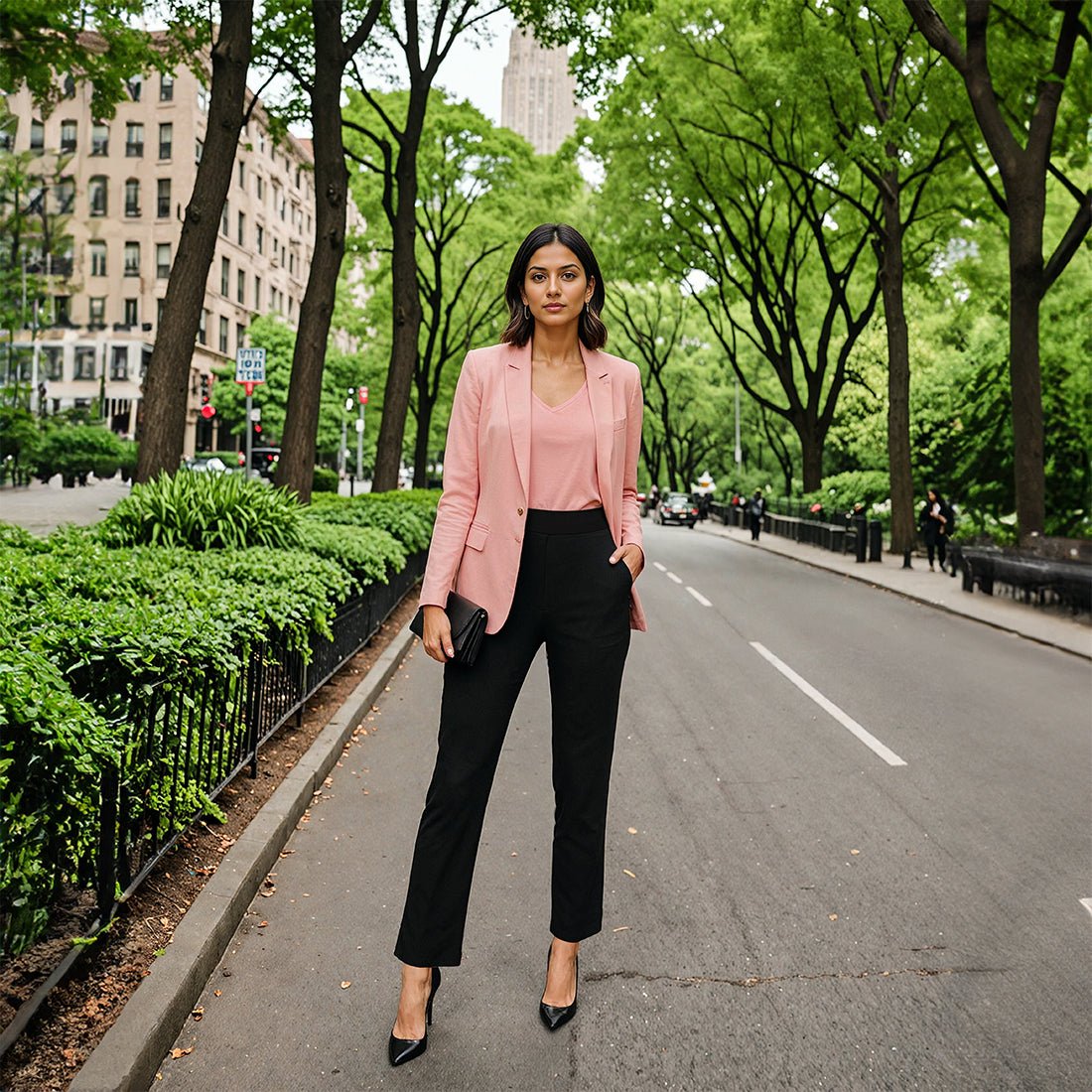AM:PM Cotton Straight Pants Tall - BlissClub