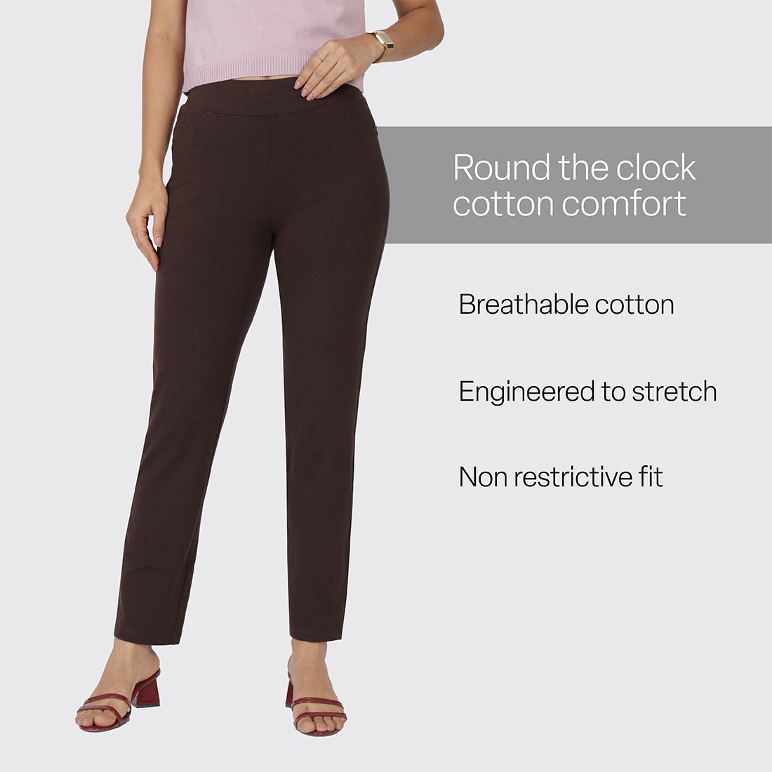 AM:PM Cotton Straight Pants Tall - BlissClub