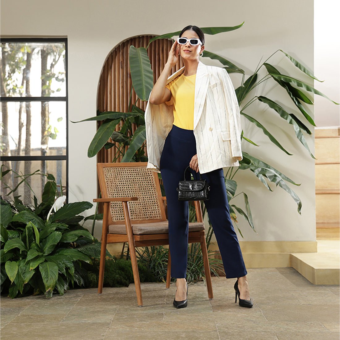 AM:PM Cotton Straight Pants Tall - BlissClub