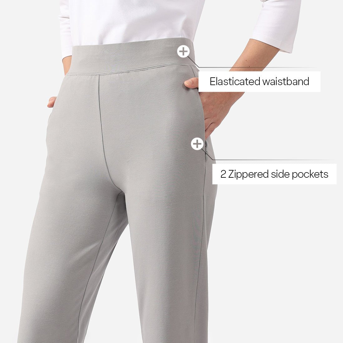 AM:PM Cotton Straight Pants Tall - BlissClub
