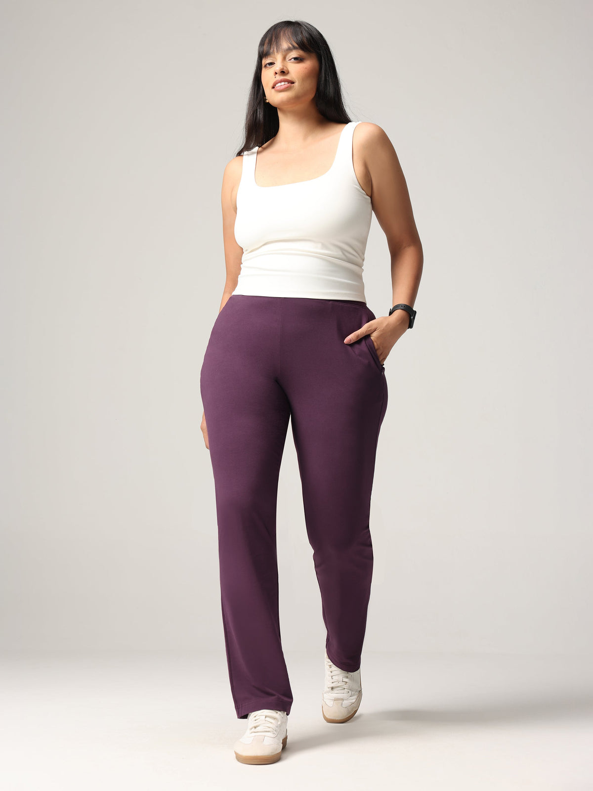 AM:PM Cotton Straight Pants Tall - BlissClub