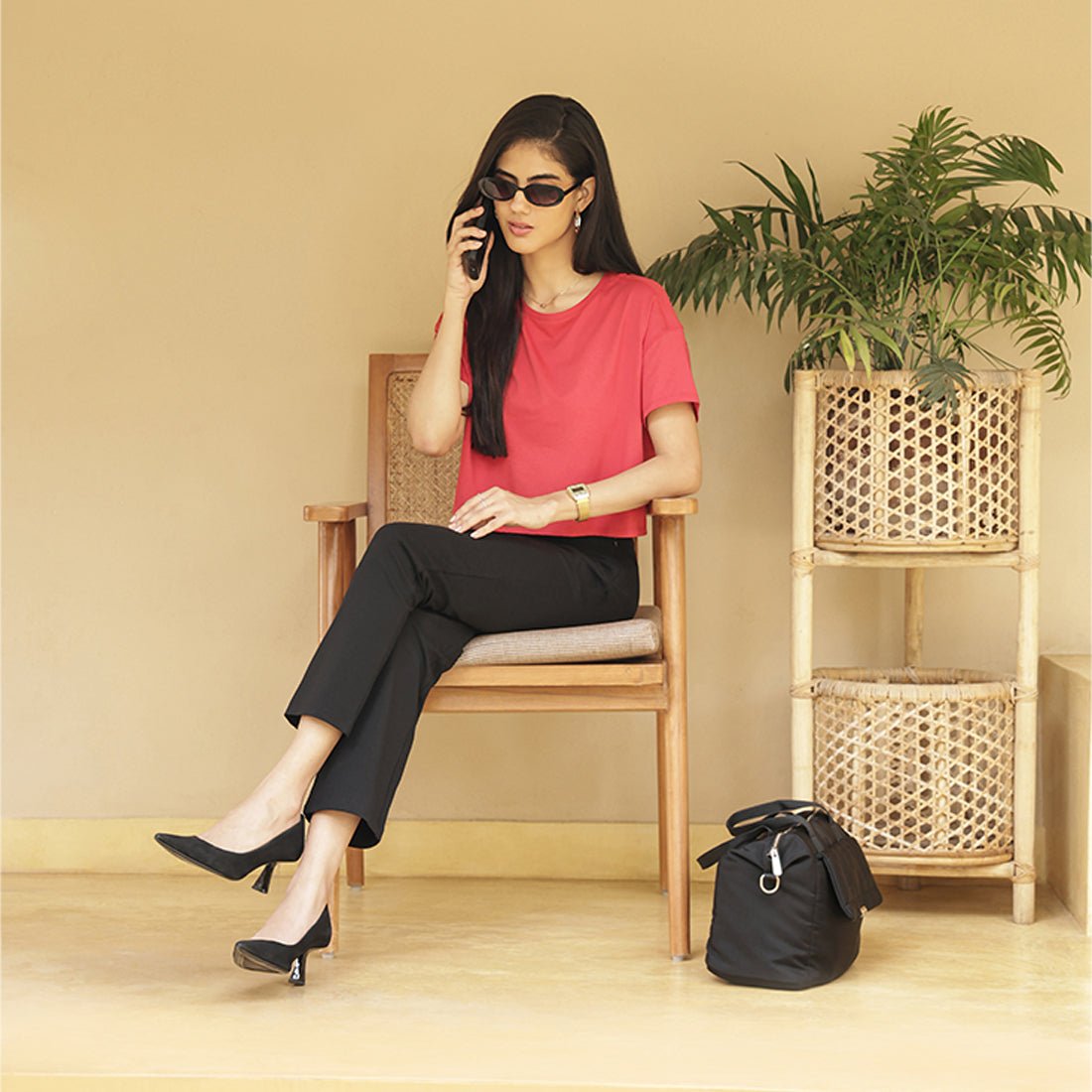 AM:PM Cotton Straight Pants Tall - BlissClub