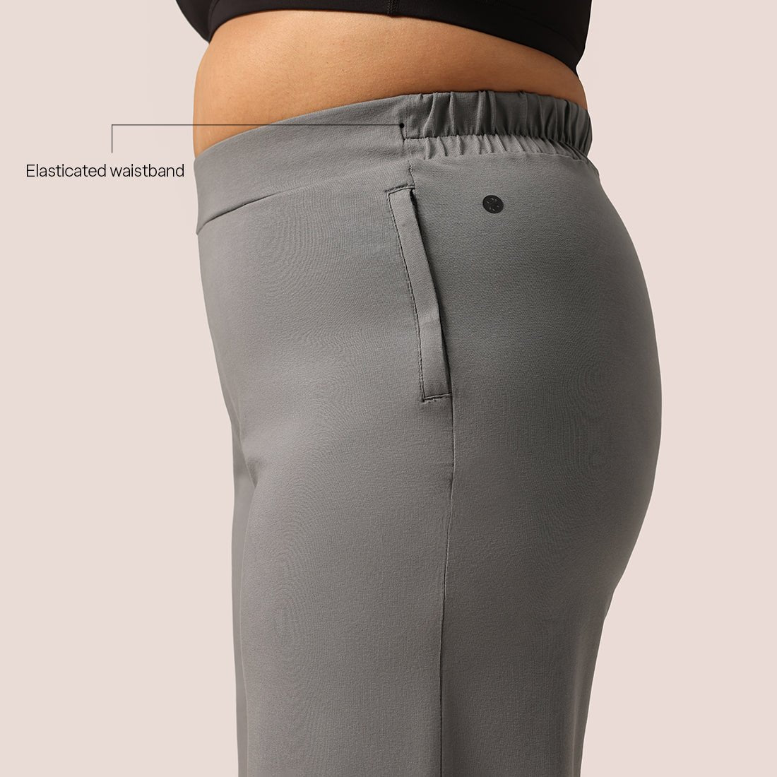 AM:PM Cotton Wide Legged Pants - BlissClub