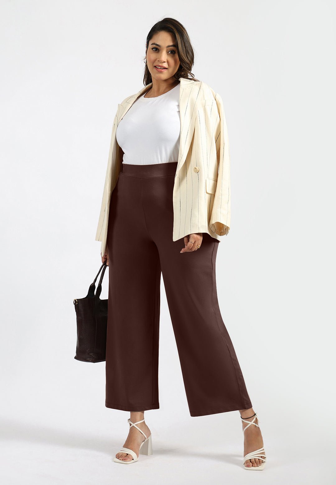 AM:PM Cotton Wide Legged Pants - BlissClub
