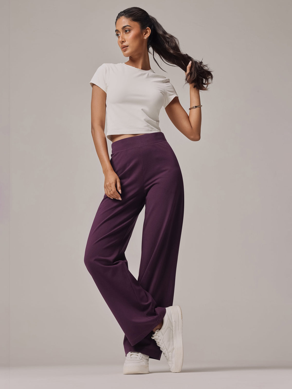 AM:PM Cotton Wide Legged Pants - BlissClub