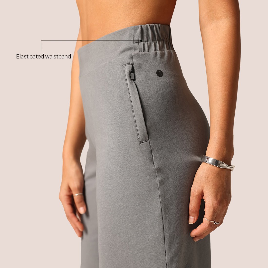AM:PM Cotton Wide Legged Pants - BlissClub