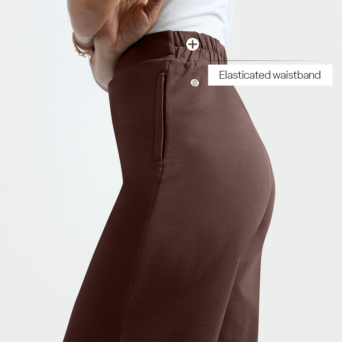 AM:PM Cotton Wide Legged Pants - BlissClub