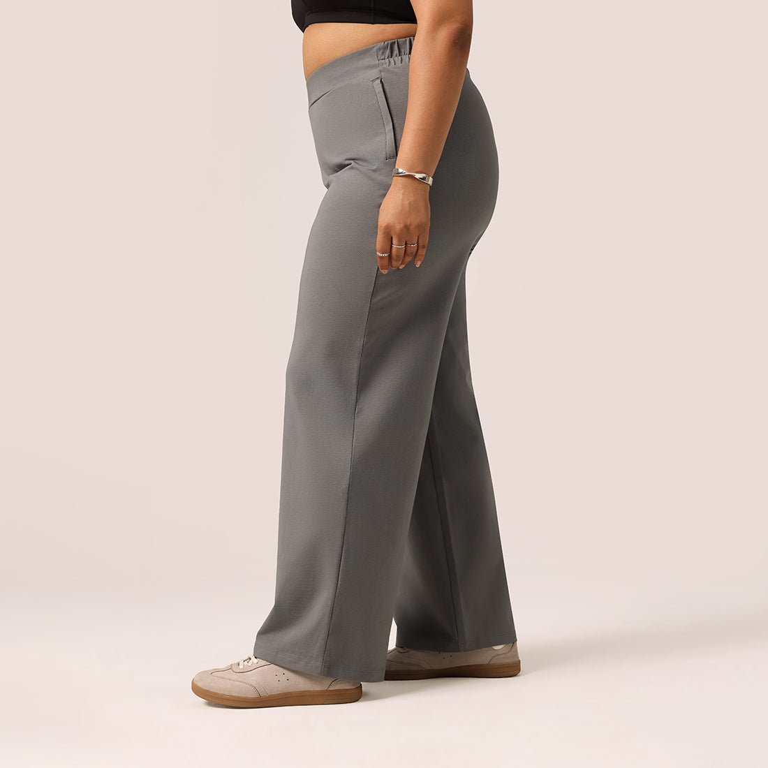 AM:PM Cotton Wide Legged Pants - BlissClub