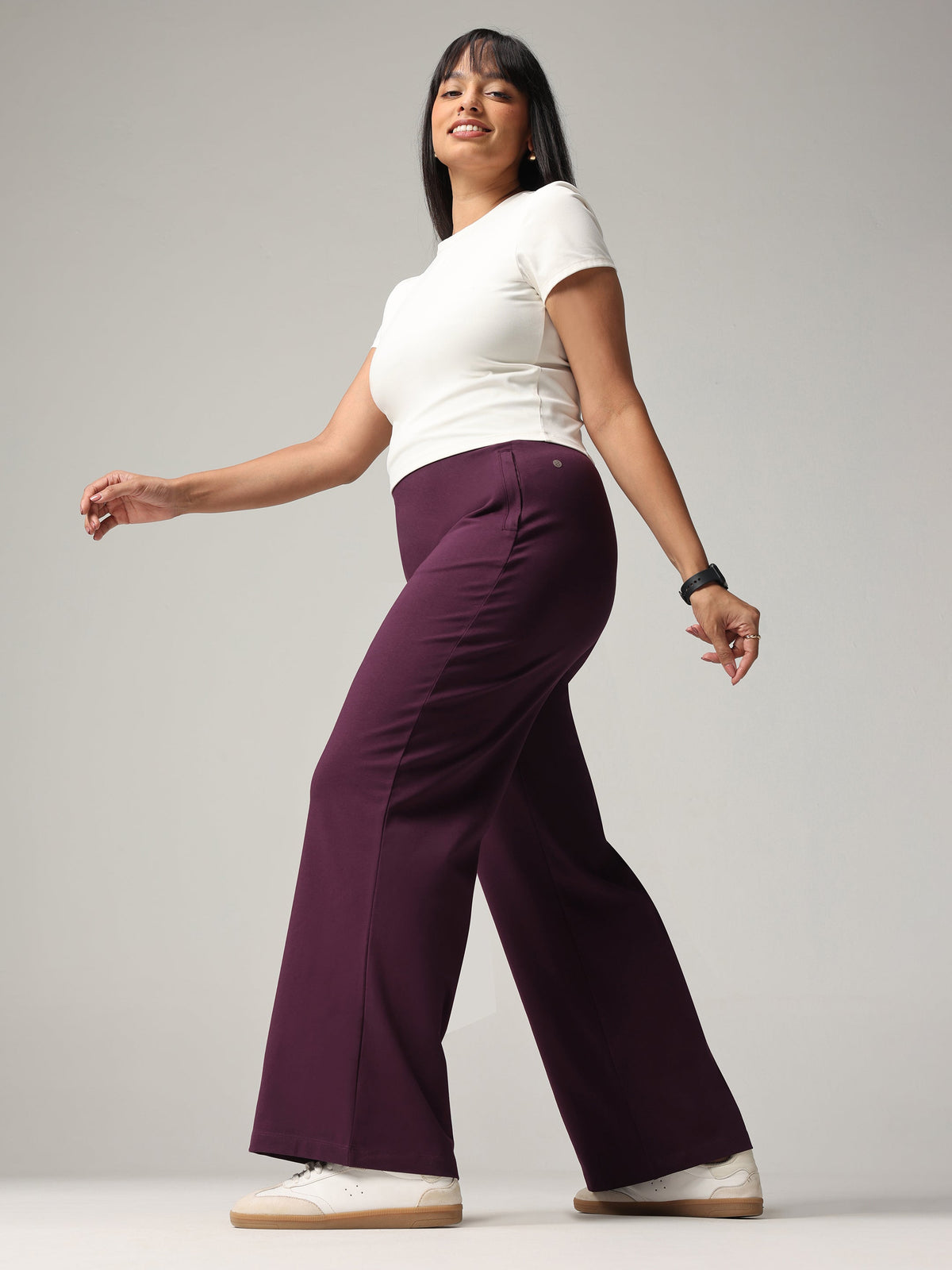 AM:PM Cotton Wide Legged Pants - BlissClub