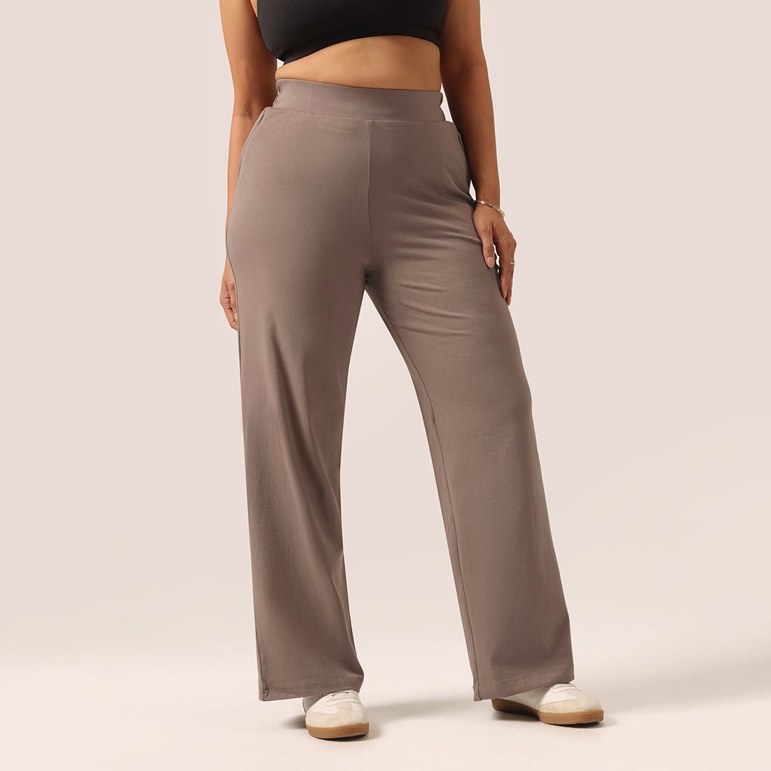 AM:PM Cotton Wide Legged Pants - BlissClub
