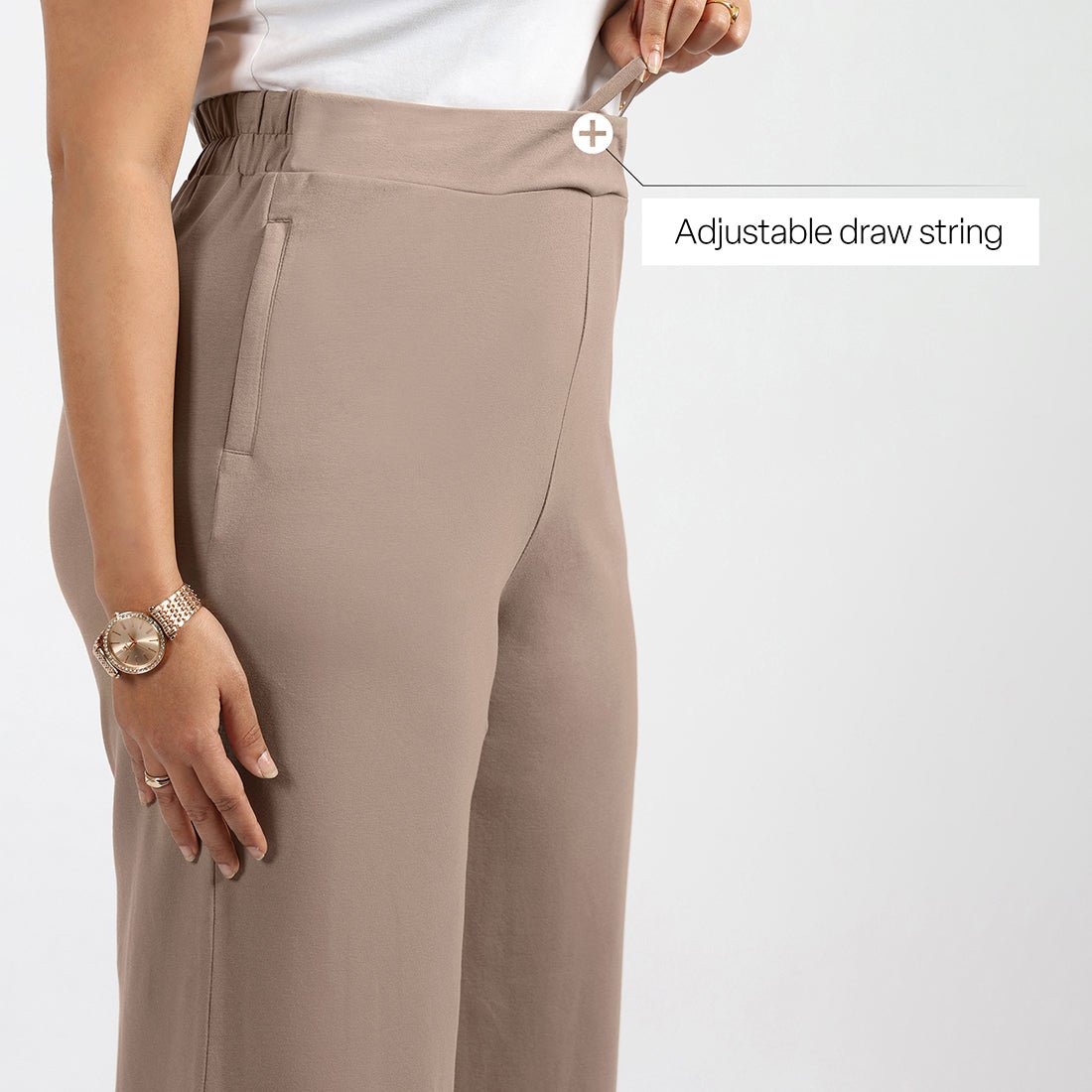 AM:PM Cotton Wide Legged Pants Tall - BlissClub