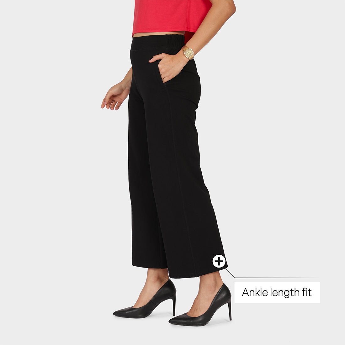 AM:PM Cotton Wide Legged Pants Tall - BlissClub