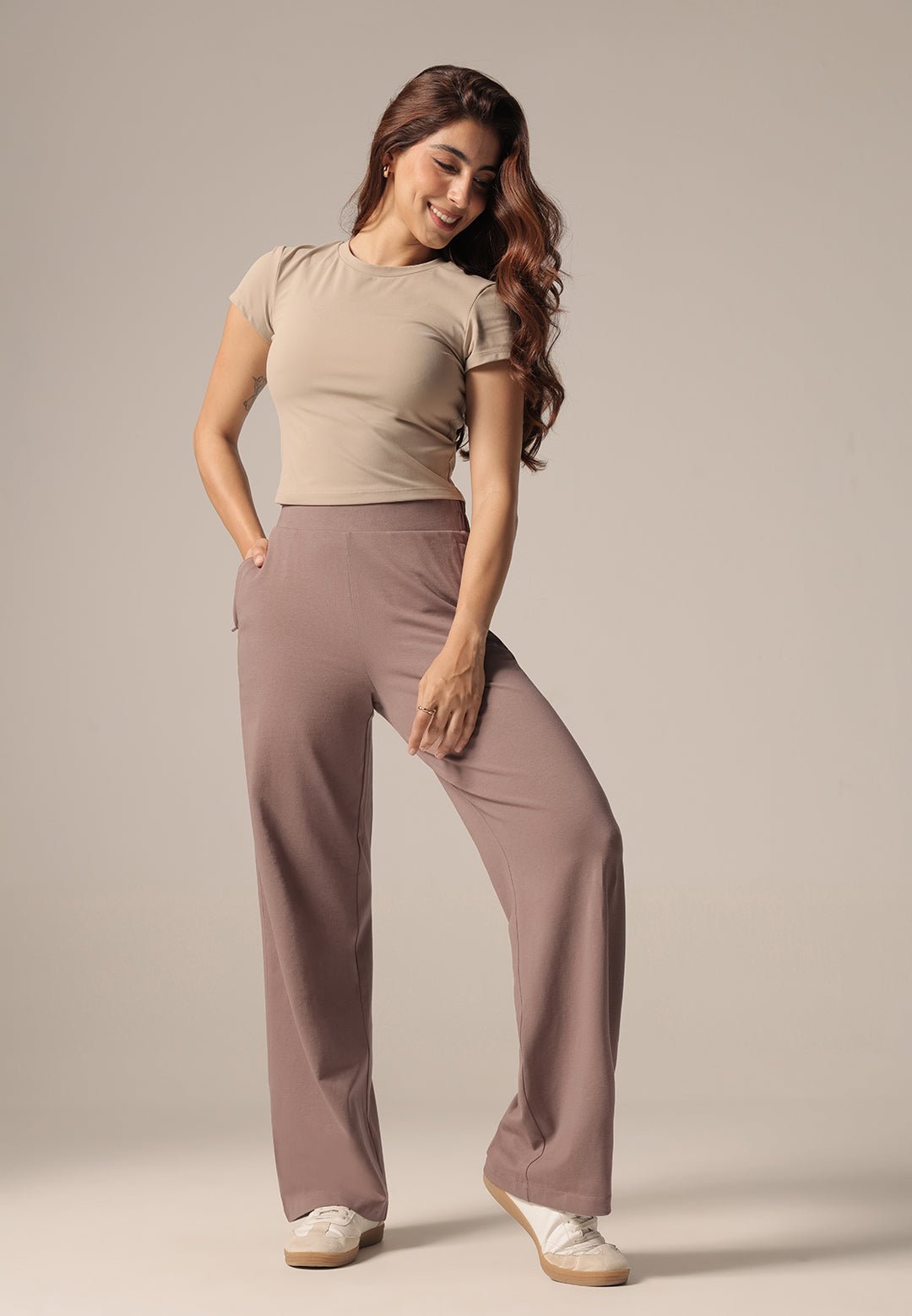 AM:PM Cotton Wide Legged Pants Tall - BlissClub