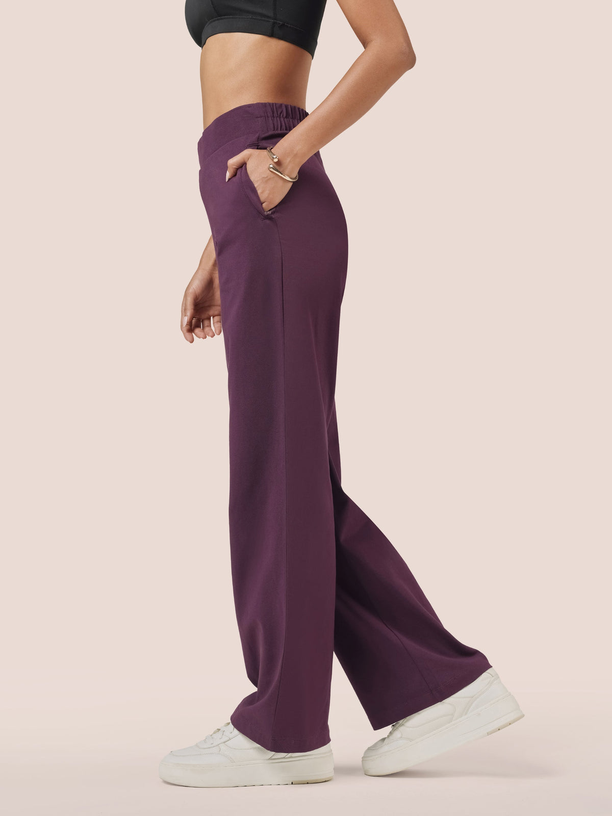 AM:PM Cotton Wide Legged Pants Tall - BlissClub